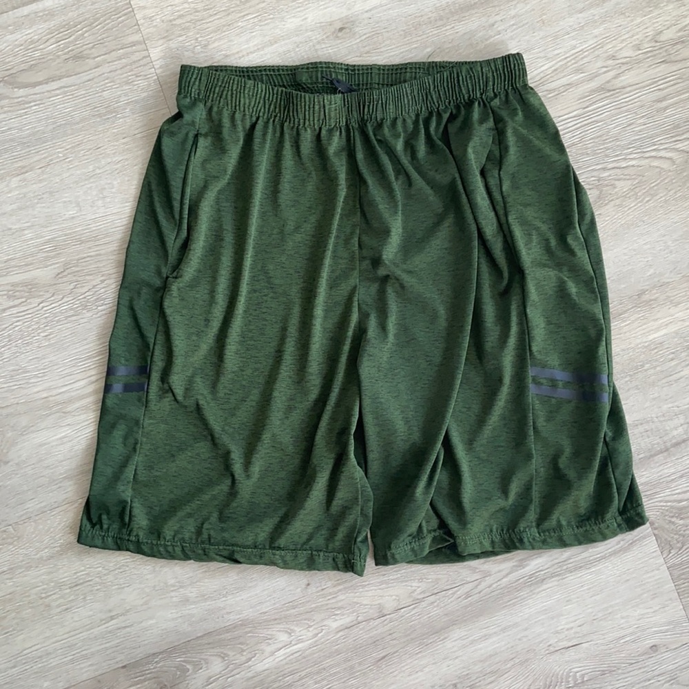 Green Sports Shorts